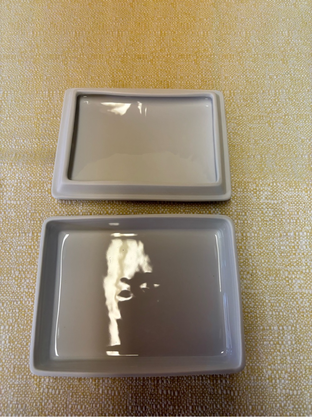 Vista Alegre Black and White Mosaic Porcelain Box - Picture 6 of 10